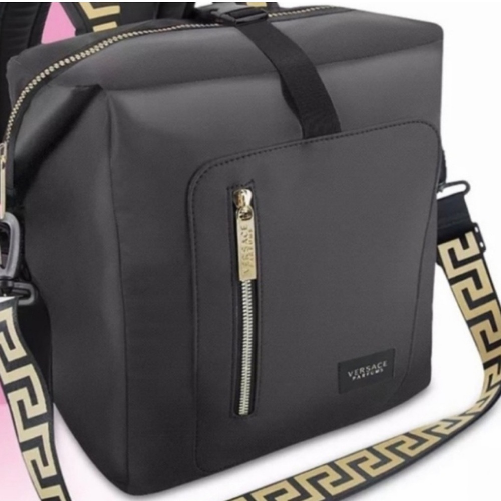 Versace Parfumes black Rider Backpack knapsack fenti - Picture 11 of 11
